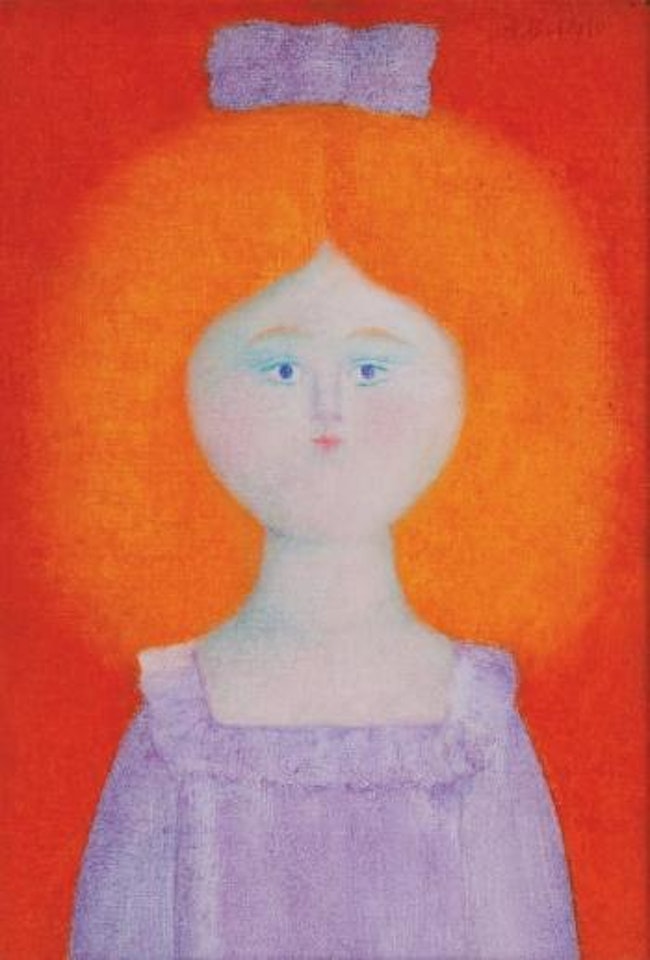 Francesca (con veste e fiocchetto viola) by Antonio Bueno
