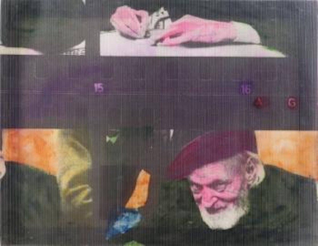 Senza titolo (Ungaretti) by Mario Schifano