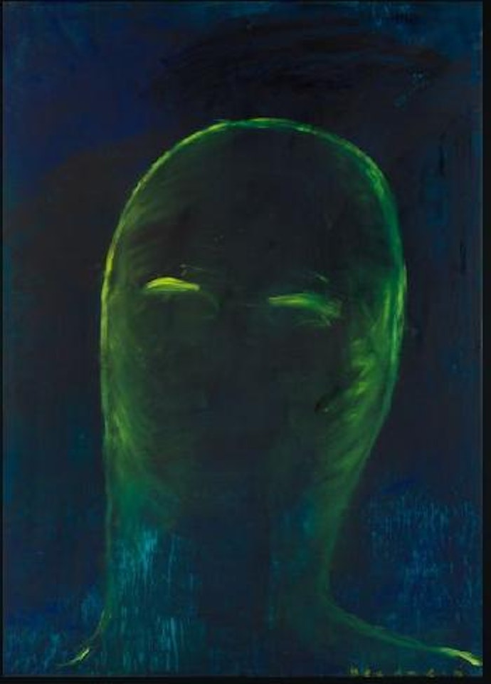 Ein Schrei (Selbstporträt 8) by Gottfried Helnwein