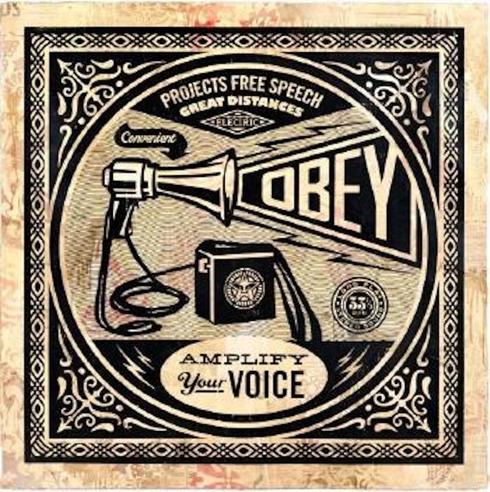 Megaphone by Shepard Fairey