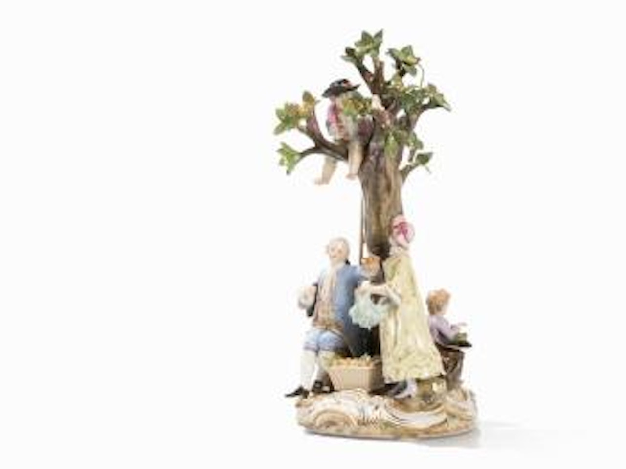 Figural Group 'The Apple Picking' ,
Circa
1753
Figural Group 'The Apple Picking' ,
Circa
1753 by Johann Joachim Kändler