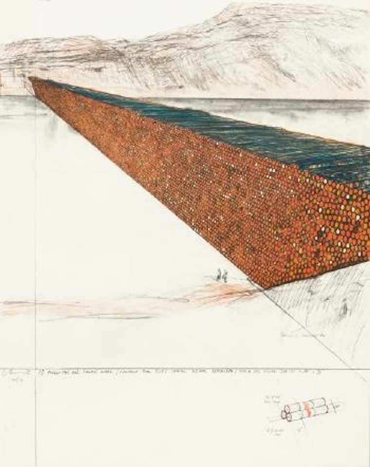 10 Millions Oil Drums Wall by Christo