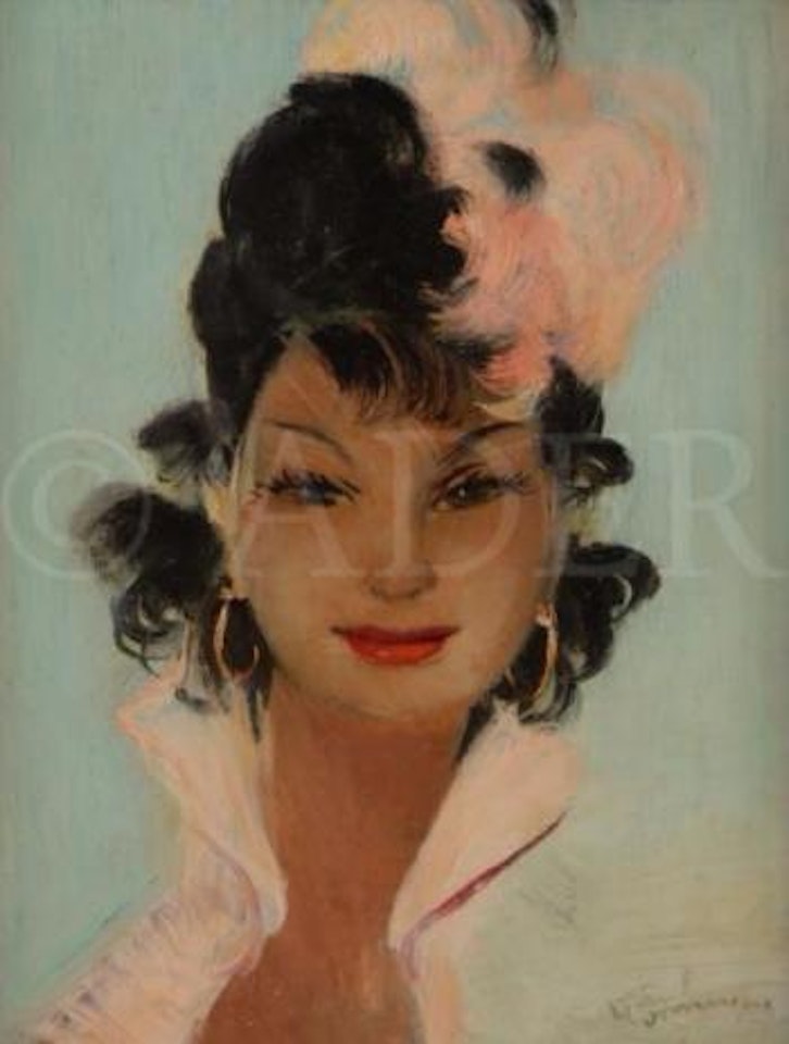 Espanita by Jean Gabriel Domergue