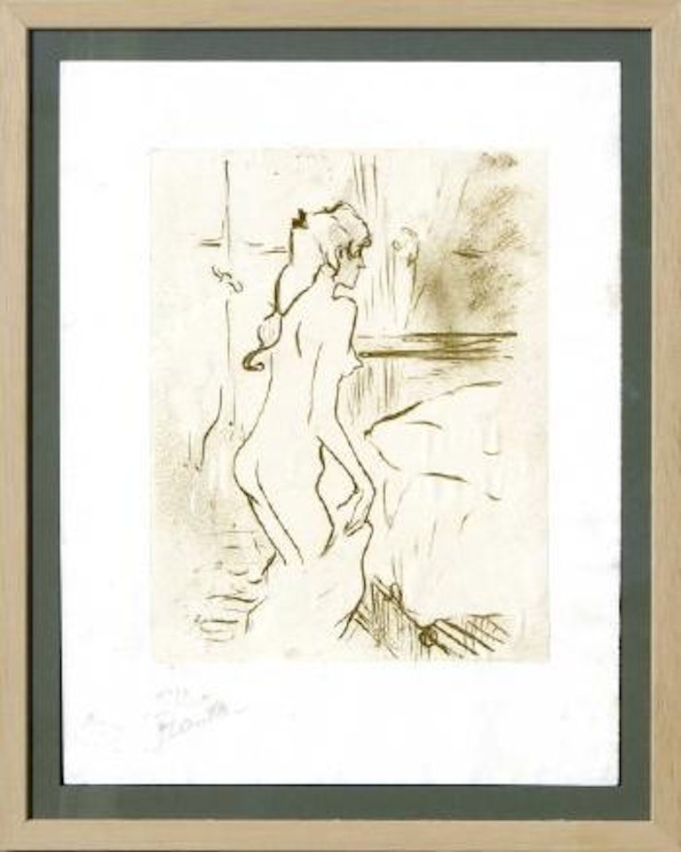 Etude de femme by Henri de Toulouse-Lautrec