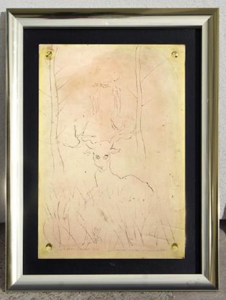 Le cerf malade by Salvador Dali