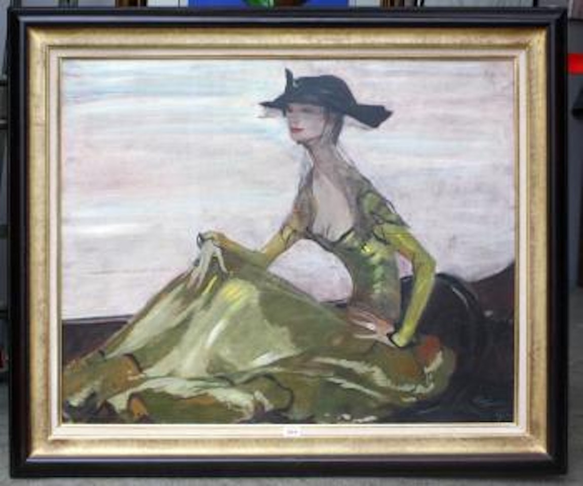La duchesse de Gramont en vénitienne by Jean Gabriel Domergue