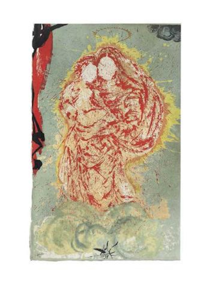 Cervantes Saavedra, Miguel de (1547-1616). [Pages choisies de] Don Quichotte de la Manche. Paris: Joseph Foret, 1957 by Salvador Dali