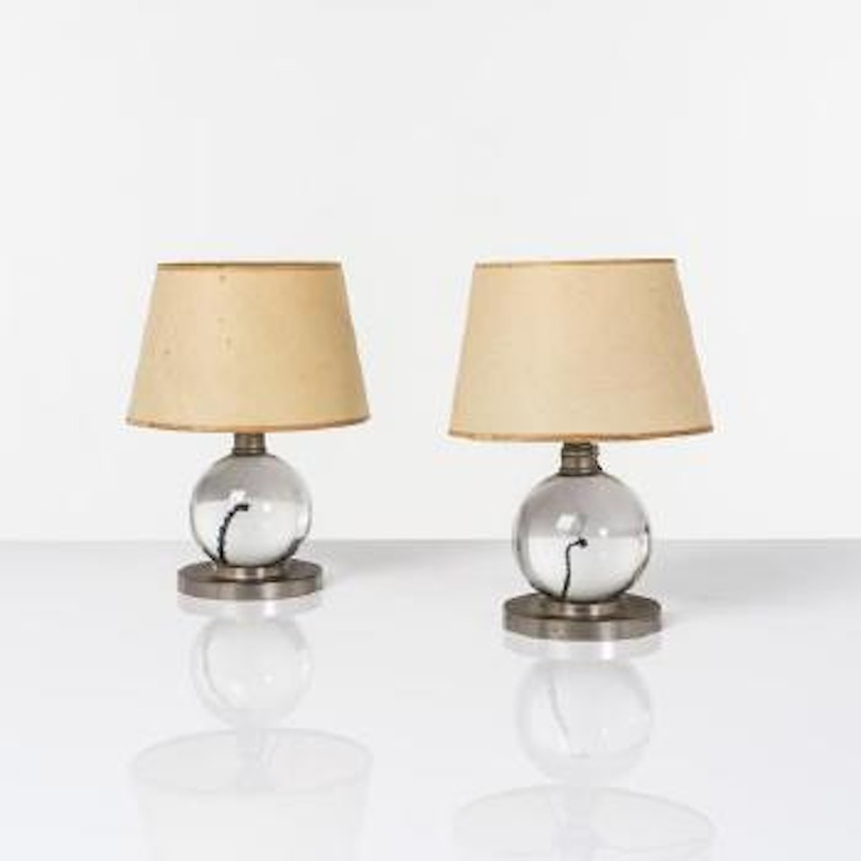 Lampes ,
Circa
1940 by Jacques Adnet