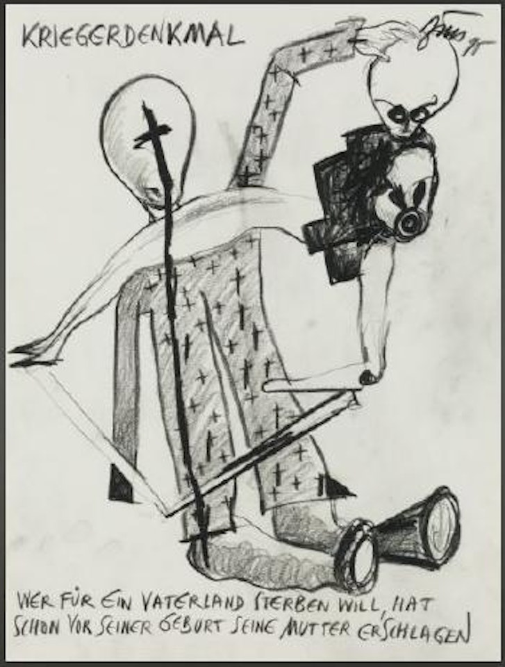 Kriegerdenkmal ,
1995 by Gunter Brus
