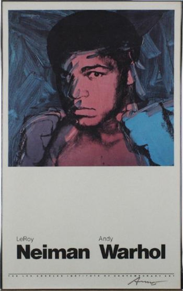 Mohammad Ali, Leroy Neiman and Andy Warhol by Andy Warhol