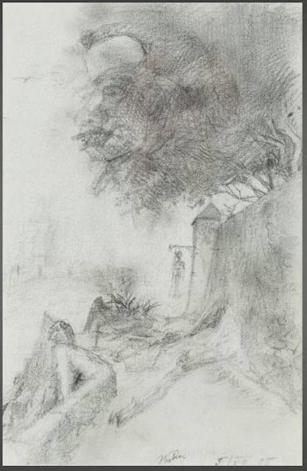 Der Gehängte by Alfred Kubin