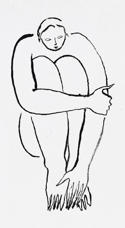 Squatting Beauty by Sanyu