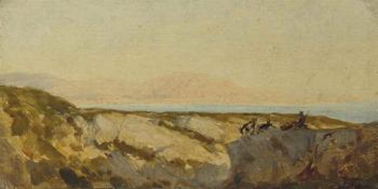 Vue de Marseille prise de l'Estaque by Félix Ziem