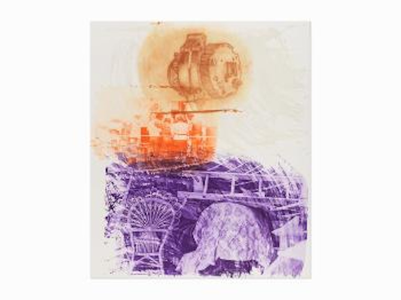 Back Up (From Ground Rules) by Robert Rauschenberg