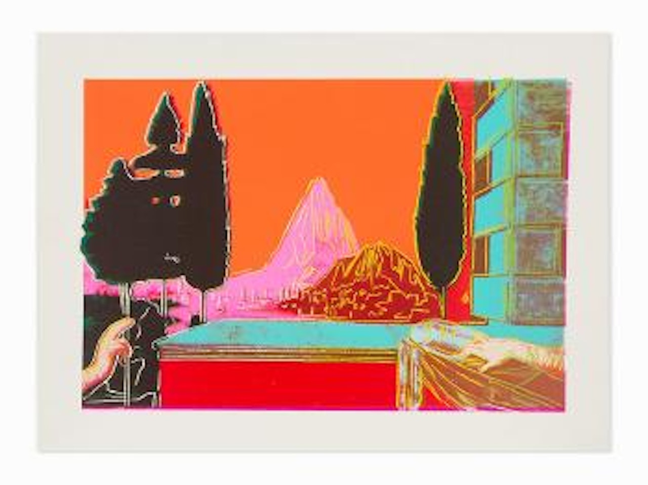 Leonardo da Vinci, The Annunciation by Andy Warhol