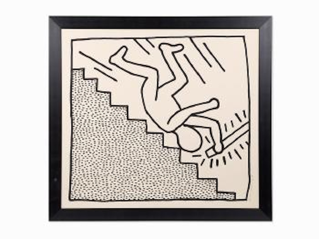 Blueprint Drawings 9 by Keith Haring