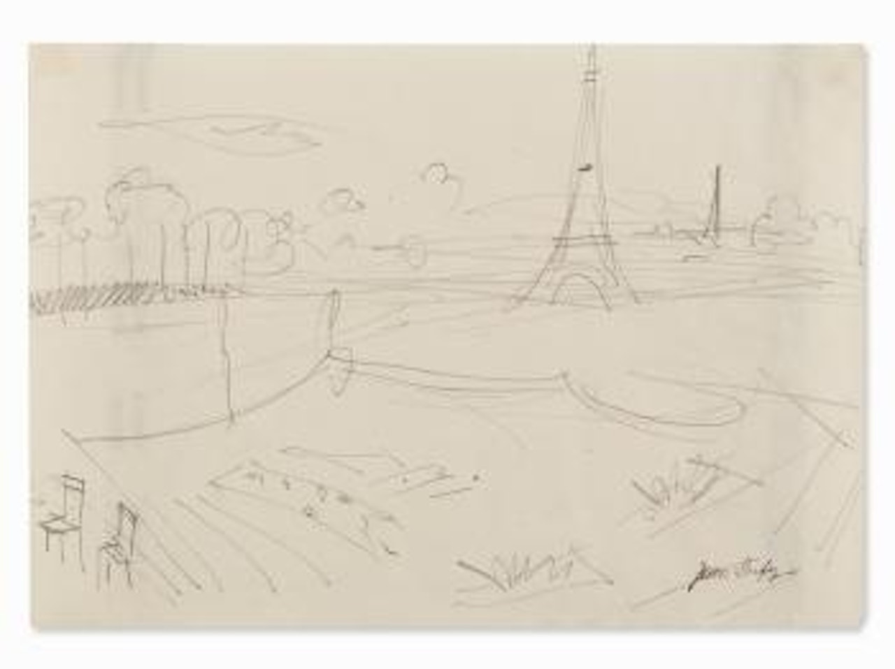 La Tour Eiffel by Jean Dufy