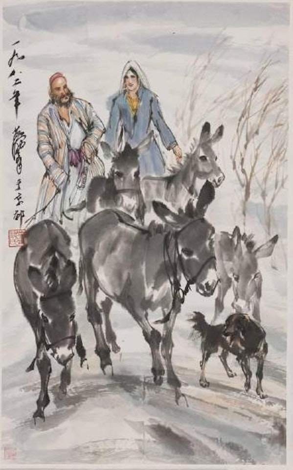 Donkeys by Huang Zhou
