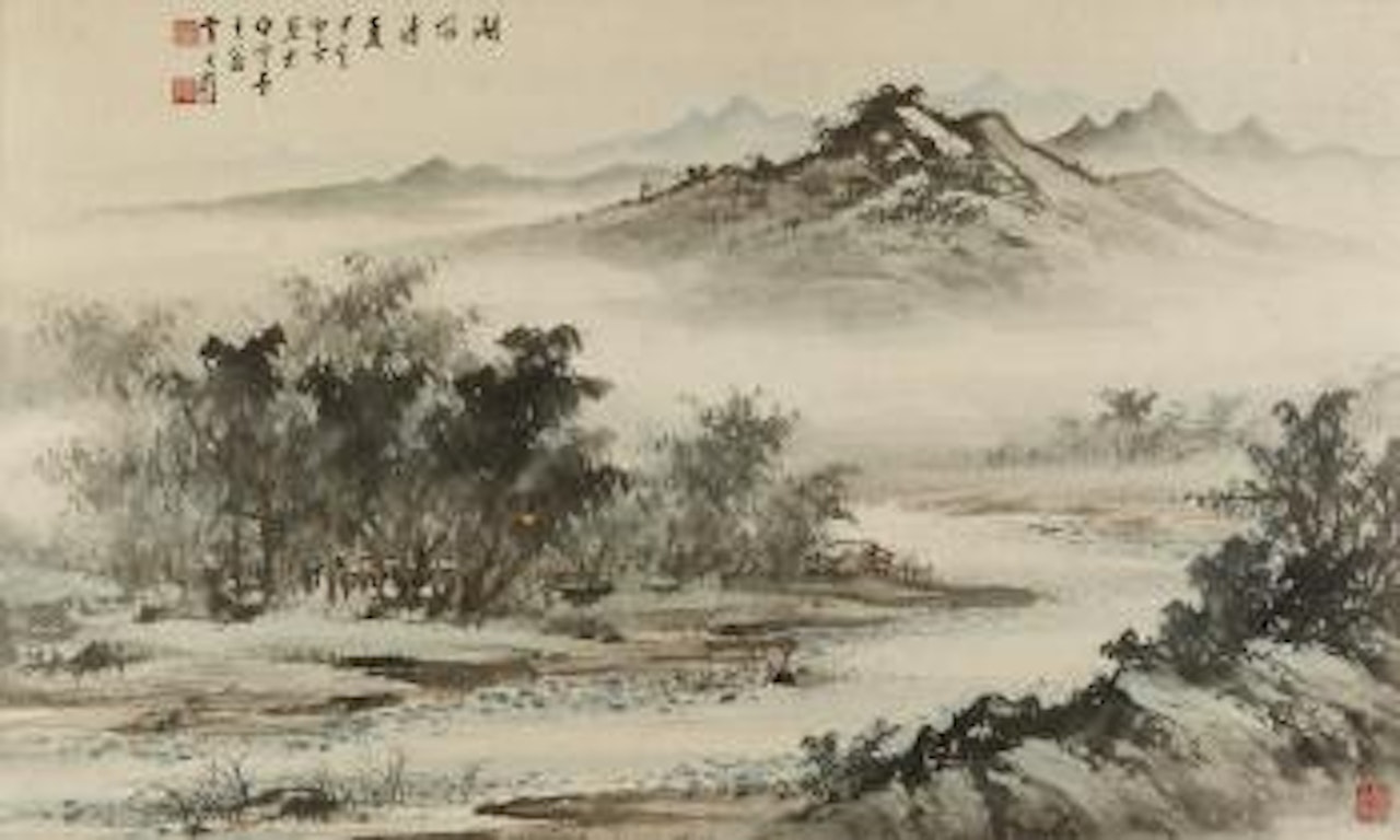 Landscape by Huang Junbi