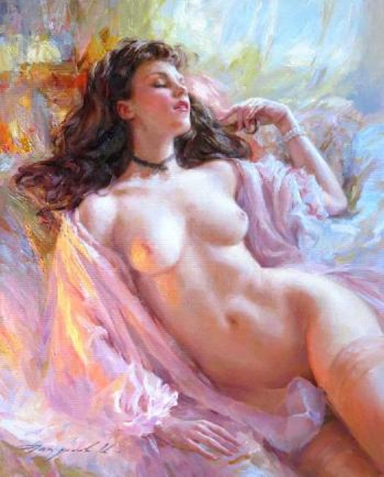 The gentle sleep by Constantin Razoumov