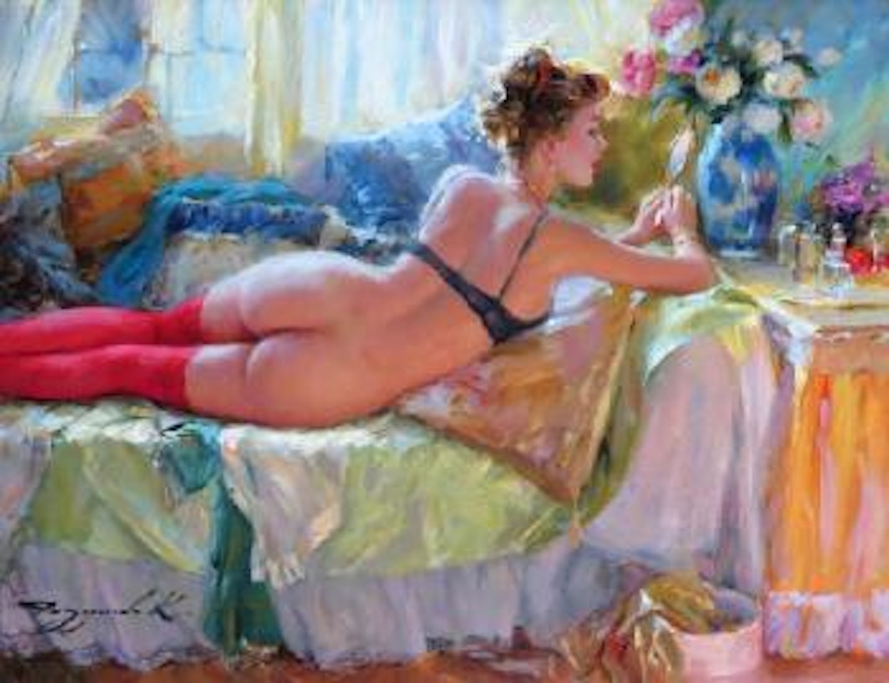 The red stockings by Constantin Razoumov