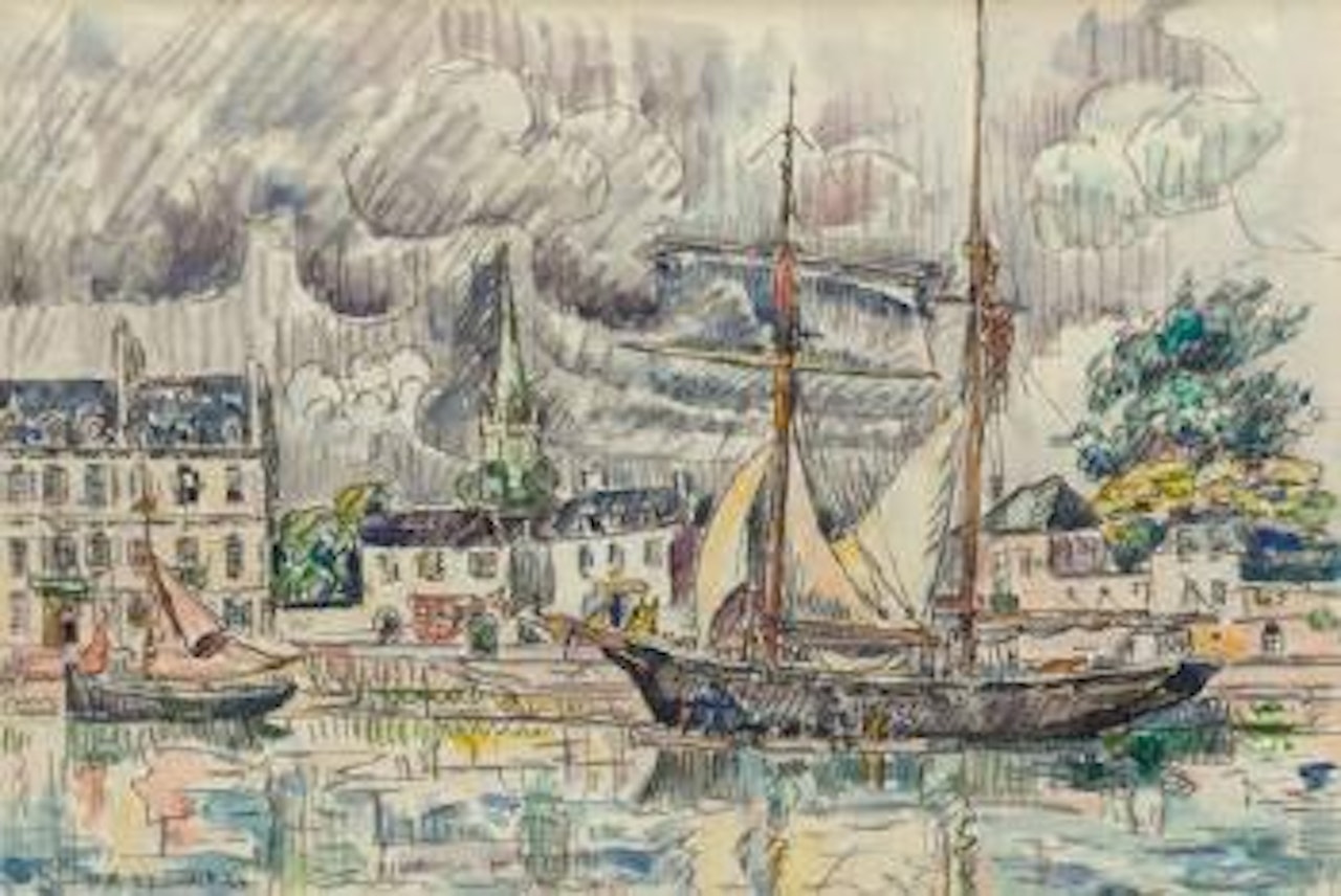 Le port de Paimpol by Paul Signac