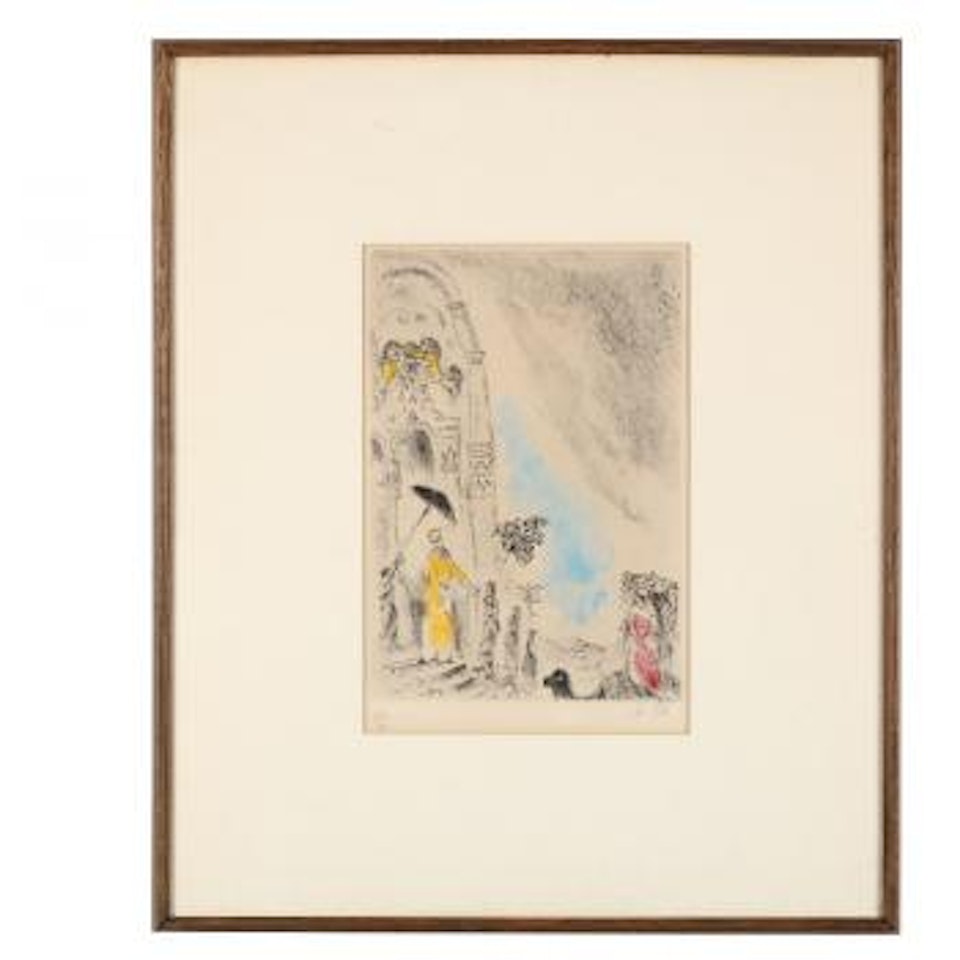 La Reine de Seba/Solomon Greets the Queen of Sheba by Marc Chagall