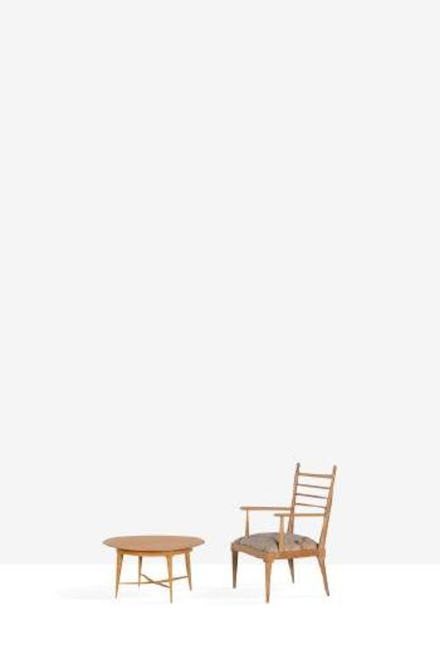 Guéridon et son fauteuil ,
Circa
1945 by Jean Royere