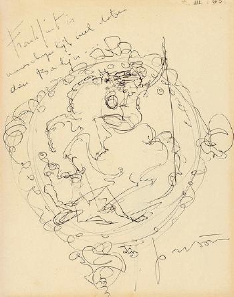 Recto/verso: Untitled by Lucio Fontana