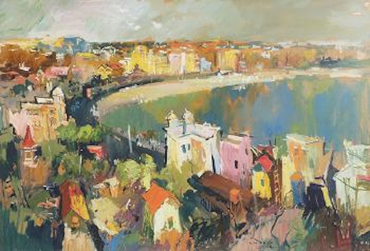 Bombay from Malabar Hill by Sayed Haider Raza