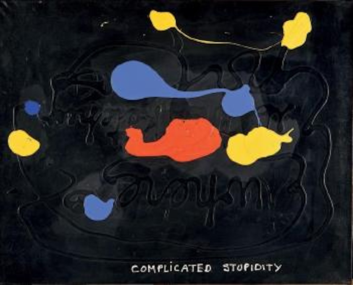 Complicated stupidity - Plus tout est simple plus tout ce complique by Ben Vautier