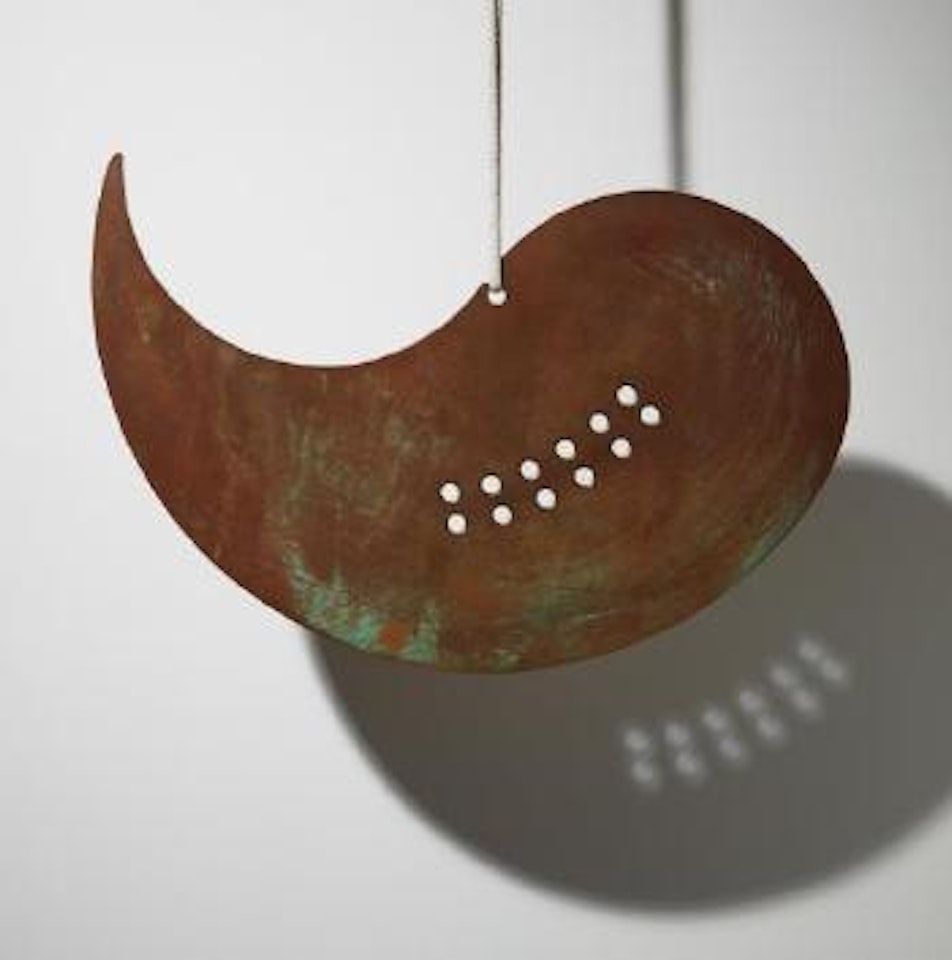 Suspended gong by Harry Bertoia