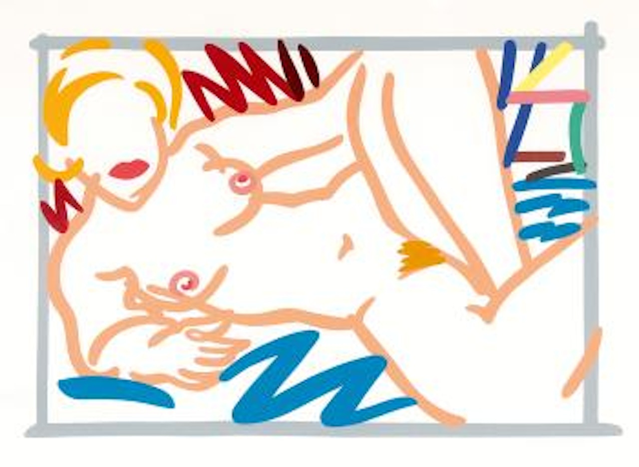 Judy on a Blue Blanket by Tom Wesselmann