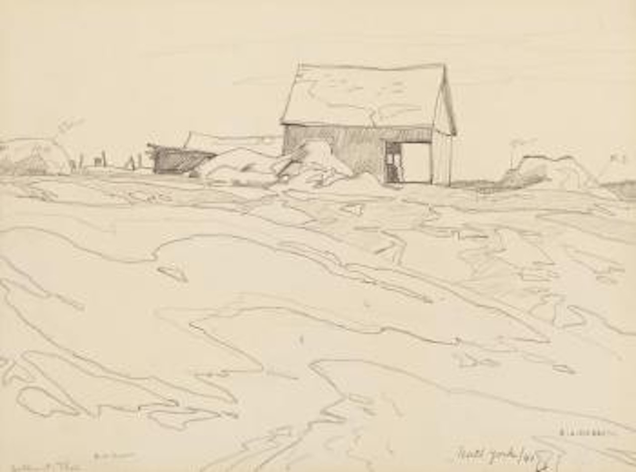 A Barn in North York by Alfred Joseph Casson