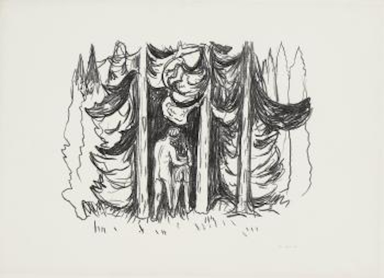 The Forest by Edvard Munch
