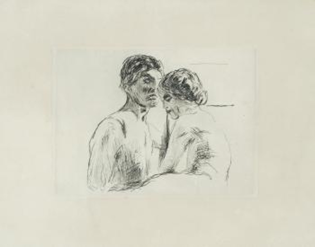Man and Woman by Edvard Munch