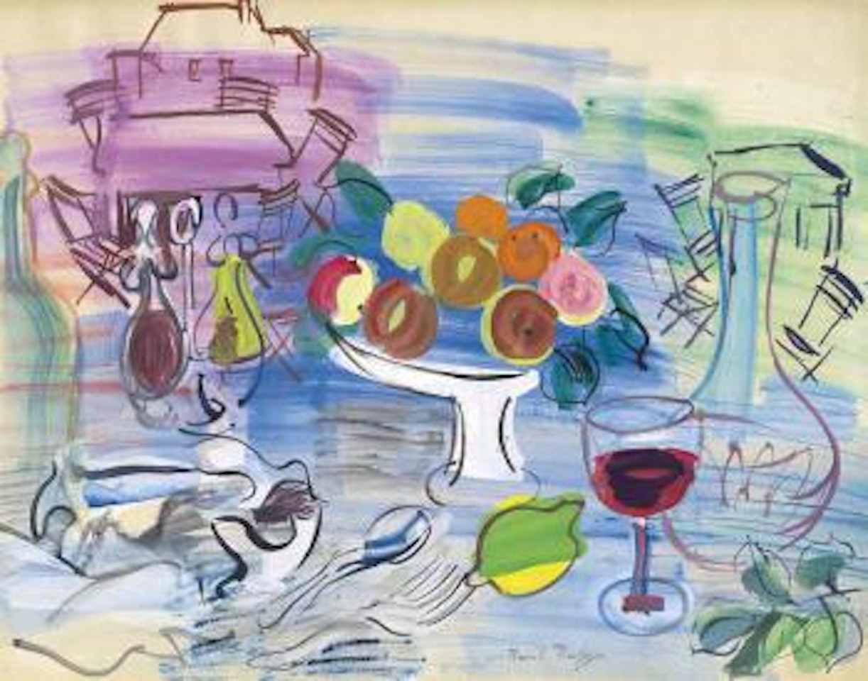 Nature morte au jardin by Raoul Dufy