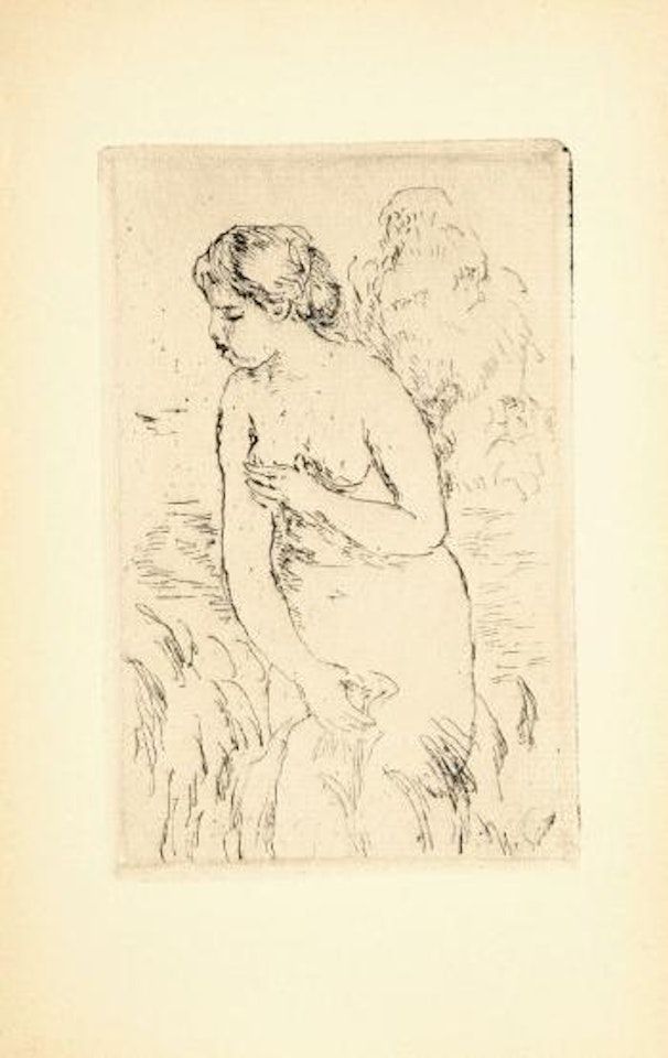 Baigneuse debout, à mi-jambes by Pierre-Auguste Renoir