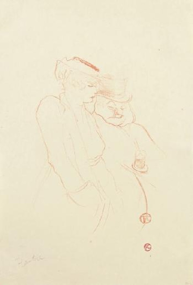 En quarante by Henri de Toulouse-Lautrec
