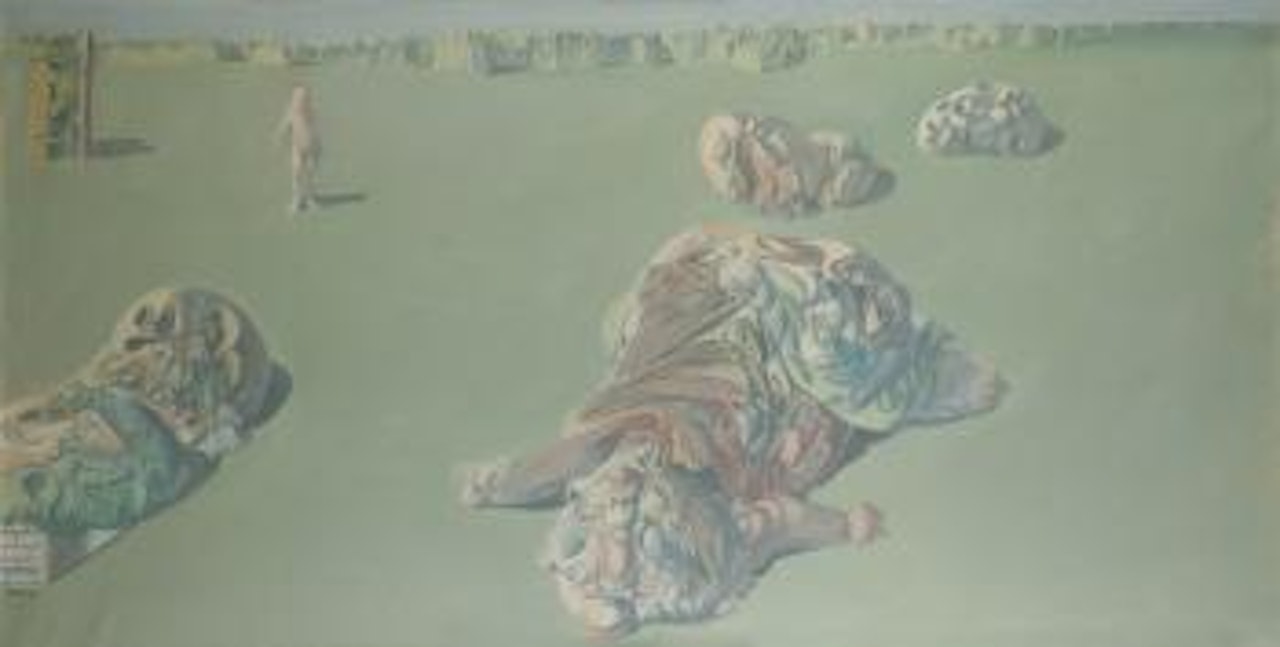 Sans titre - Série des Grandes Plages by Dado