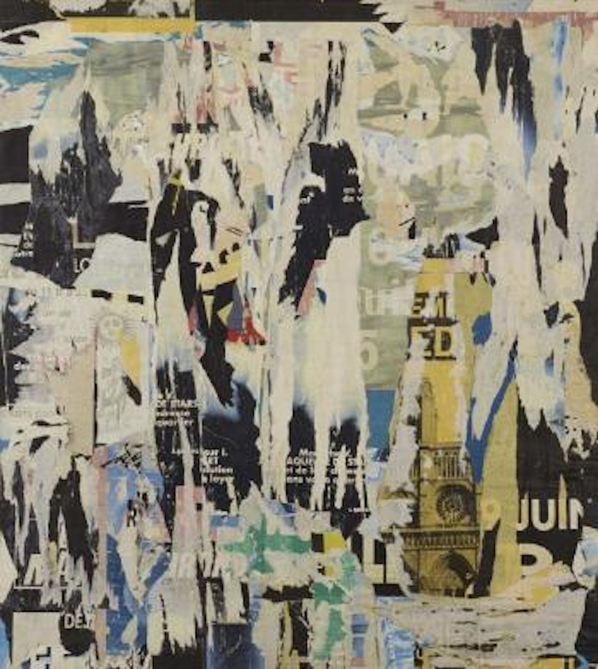 Rue Nicolas Flamel by Raymond Hains