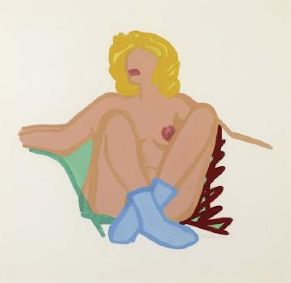 Study after Rosemary with socks by Tom Wesselmann