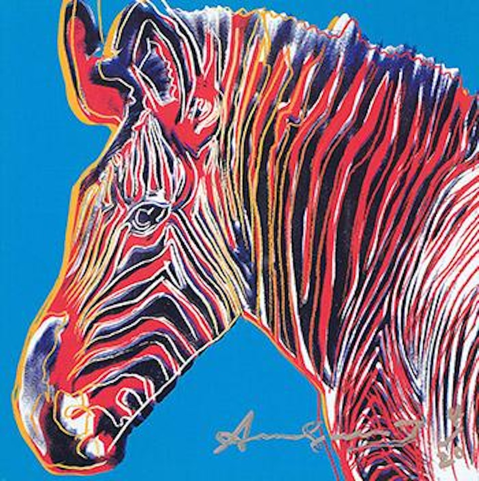 Grevy’s Zebra by Andy Warhol