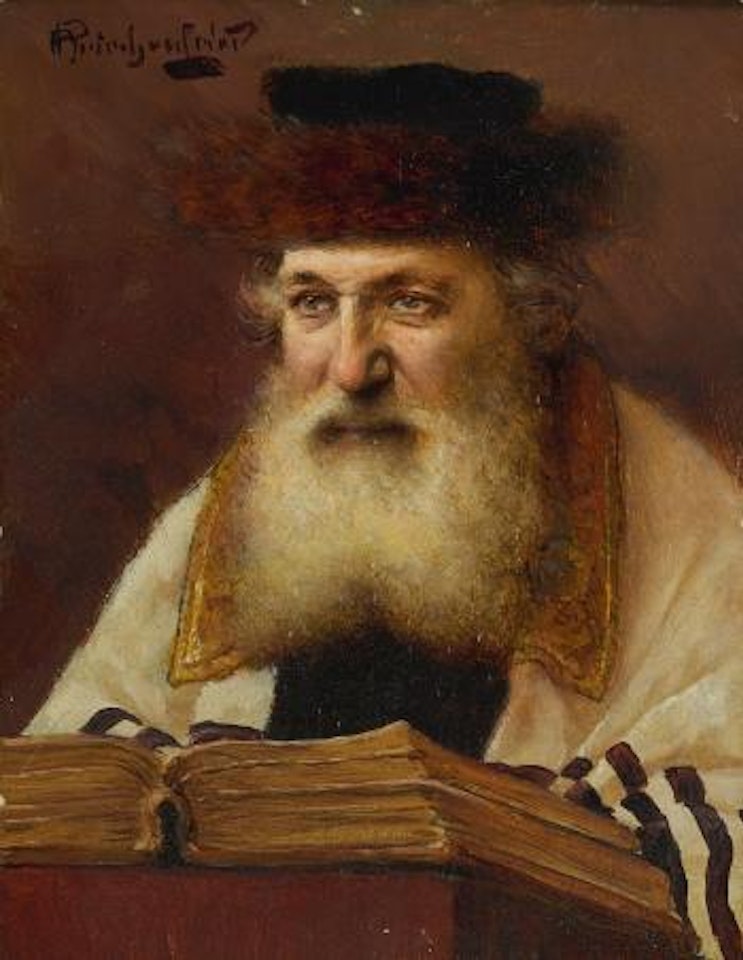 Portrait of a Rabbi by Alois Heinrich Priechenfried