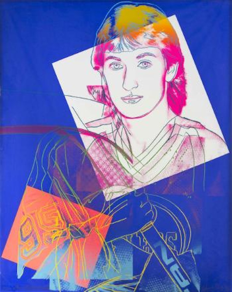 Wayne Gretzky #99 by Andy Warhol