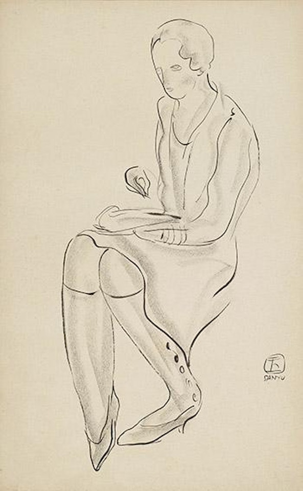 Seated Lady by Sanyu