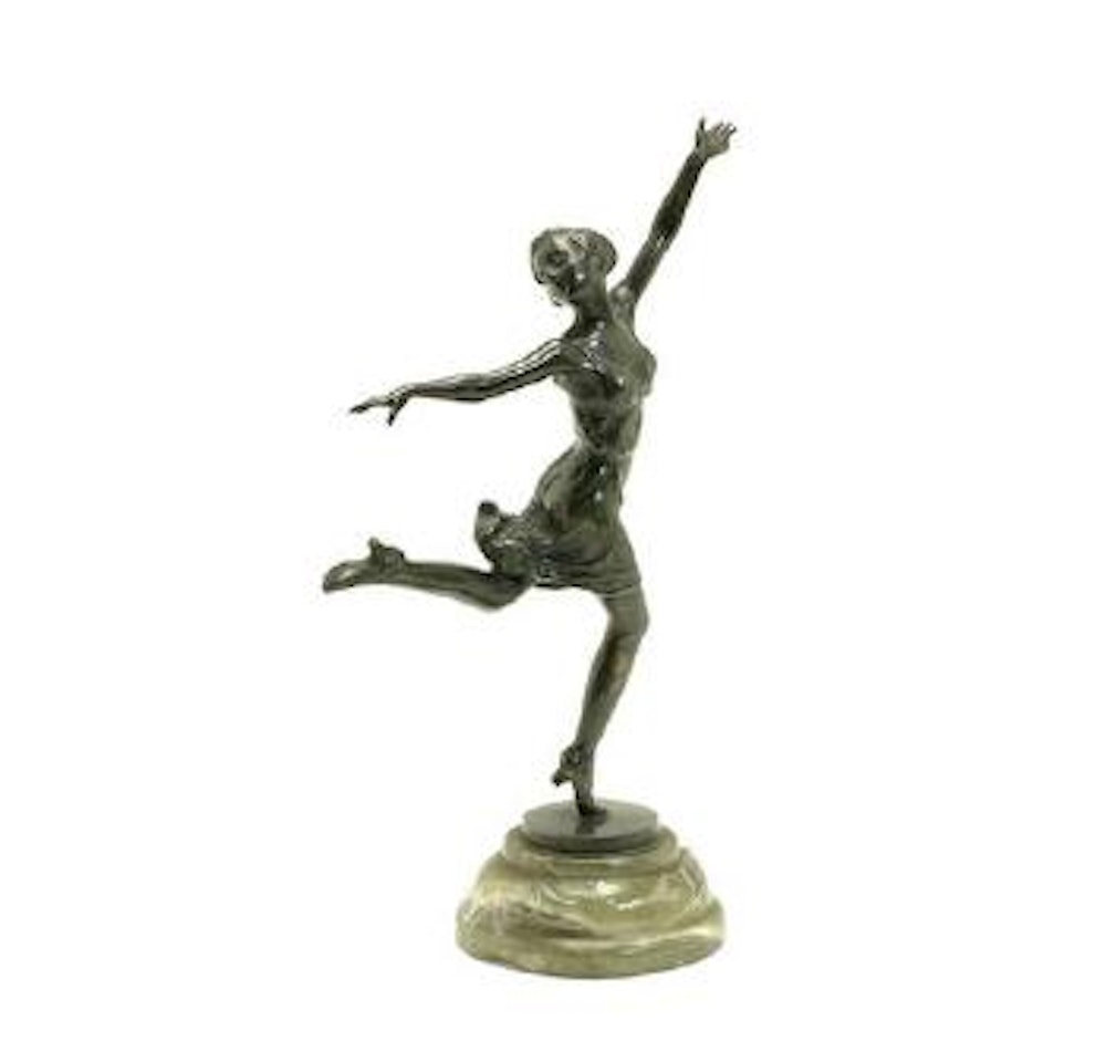 A dancing girl by Josef Lorenzl