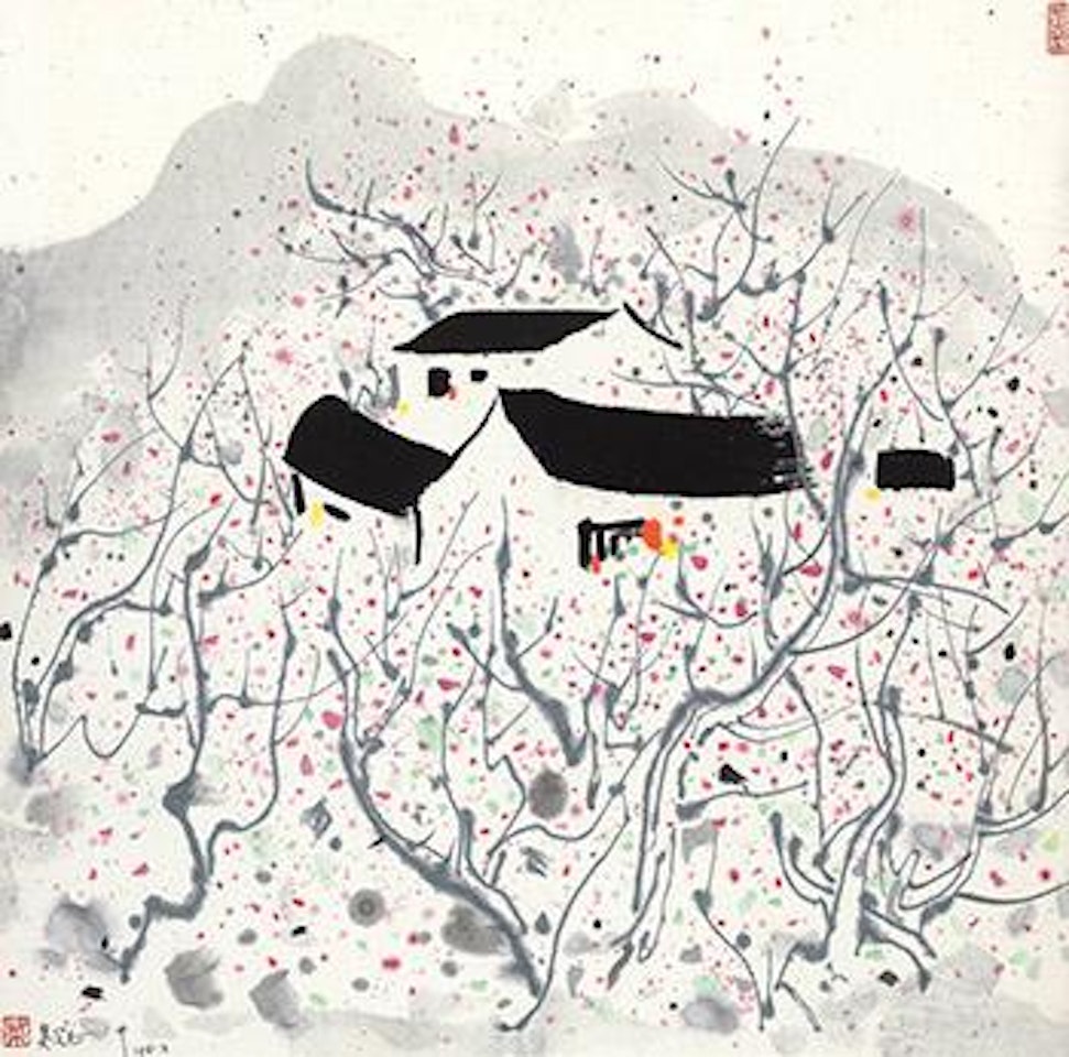 Blooming Plums by Wu Guanzhong
