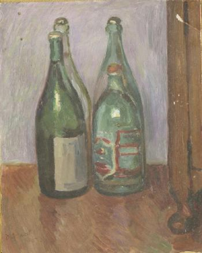 Still Life Of Four Bottles by Duncan Grant