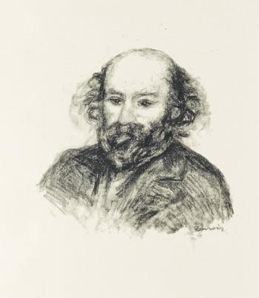 Paul Cézanne by Pierre-Auguste Renoir